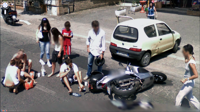 Illustration for article titled The Google Street View van sees all